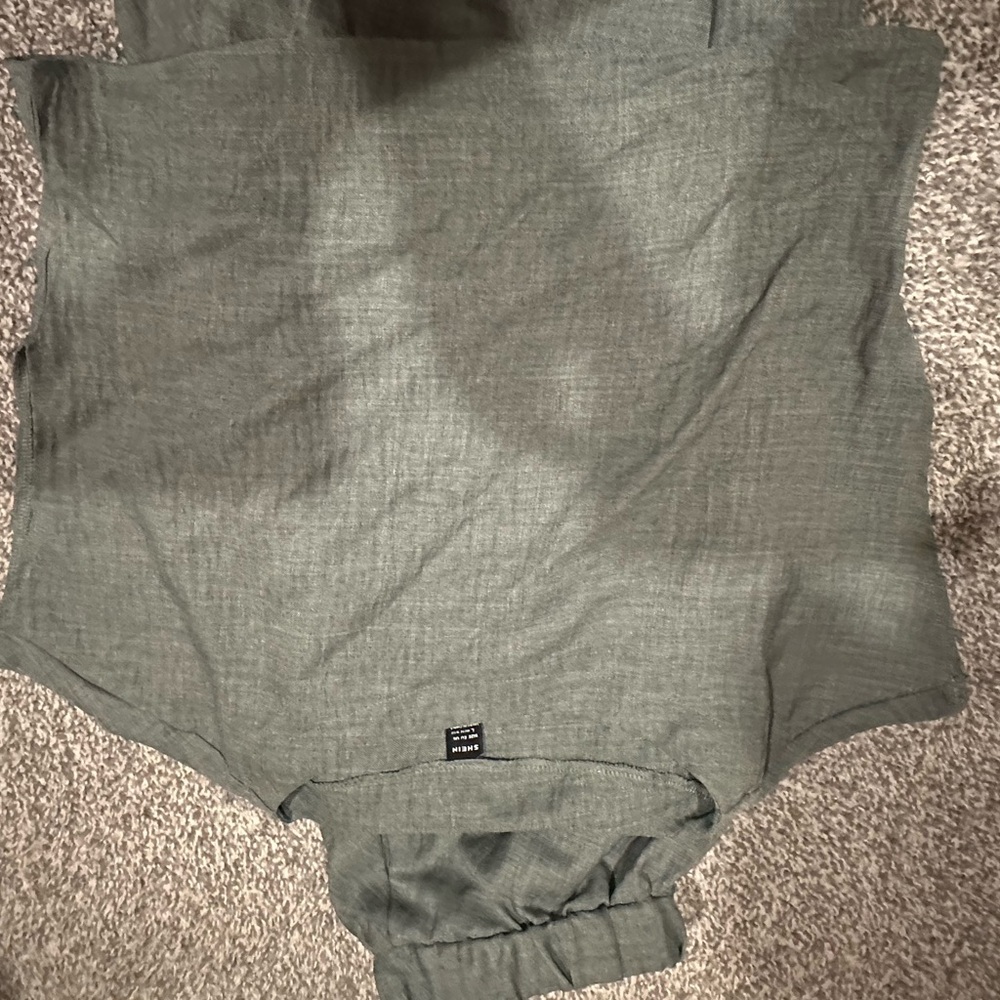 SHEIN Green Blouse